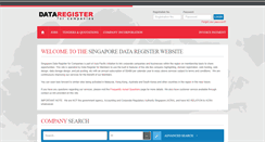 Desktop Screenshot of companyregister.sg